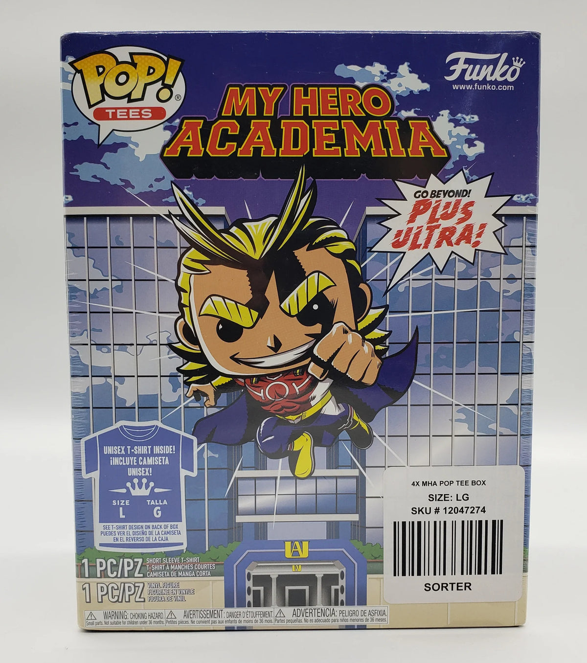 Funko Pop! My Hero Academia Silver Age All Might W/ Tee Hot Topic Exclusive GITD