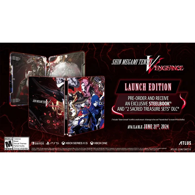 Nintendo Switch Shin Megami Tensei V: Vengeance Launch Edition NiB