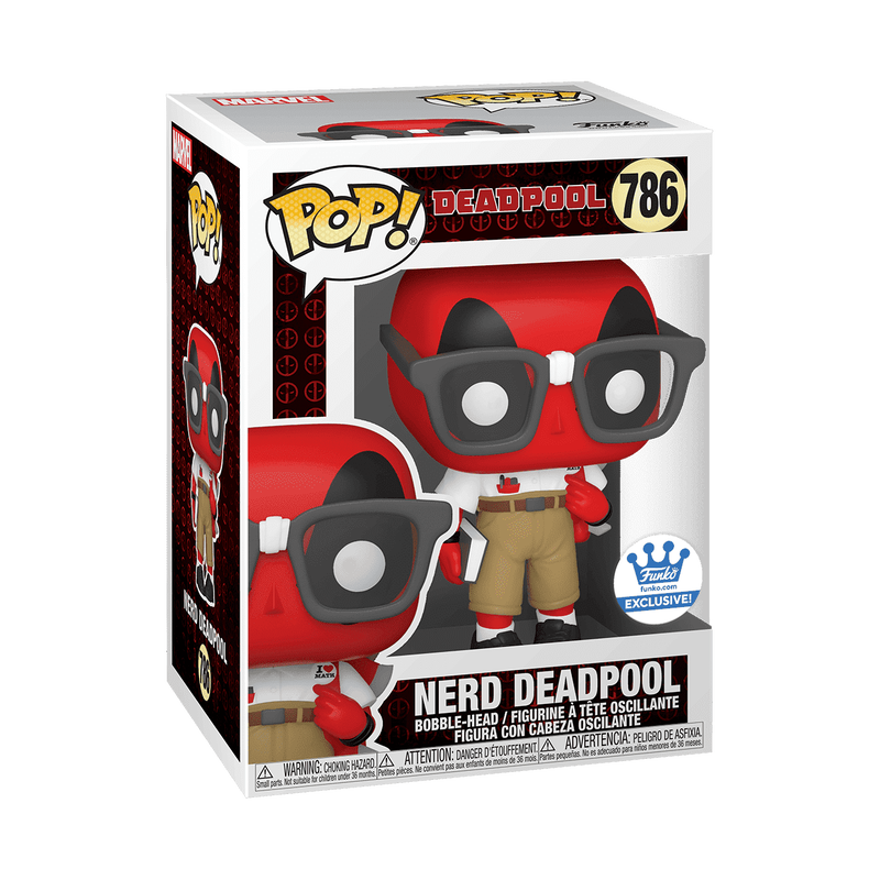 Funko Pop! Marvel Nerd Deadpool Funko Shop Exclusive