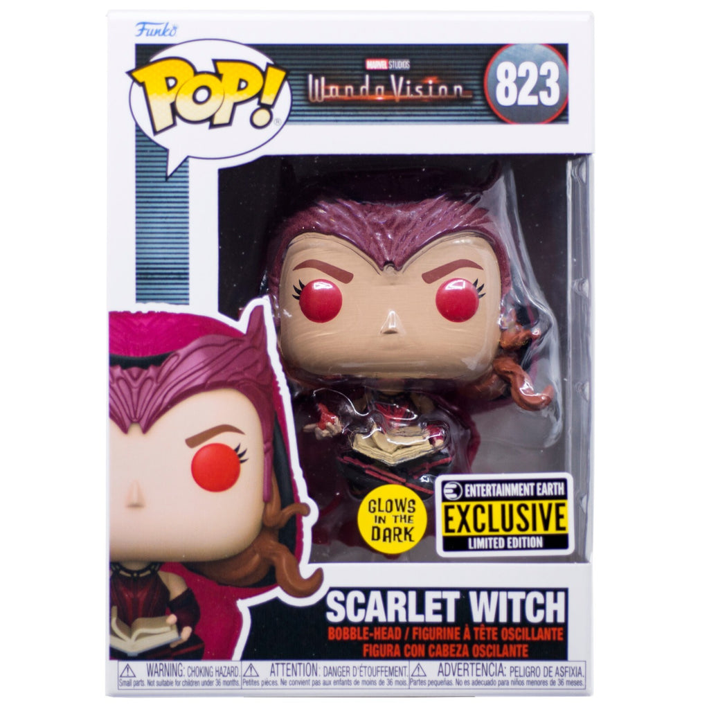 Funko Pop! Wandavision Scarlet Witch Entertainment Earth Exclusive GITD