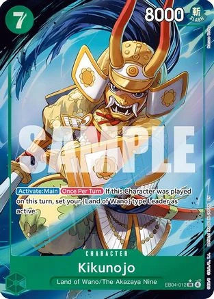 One Piece Kikunojo SR Alt Art (EB04-012) The Azure Sea's Seven NM