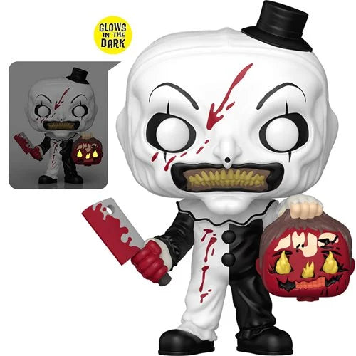 Preorder Funko POP! Movies: Terrifier - Art with Steve's Head (Glow-in-the-Dark)
