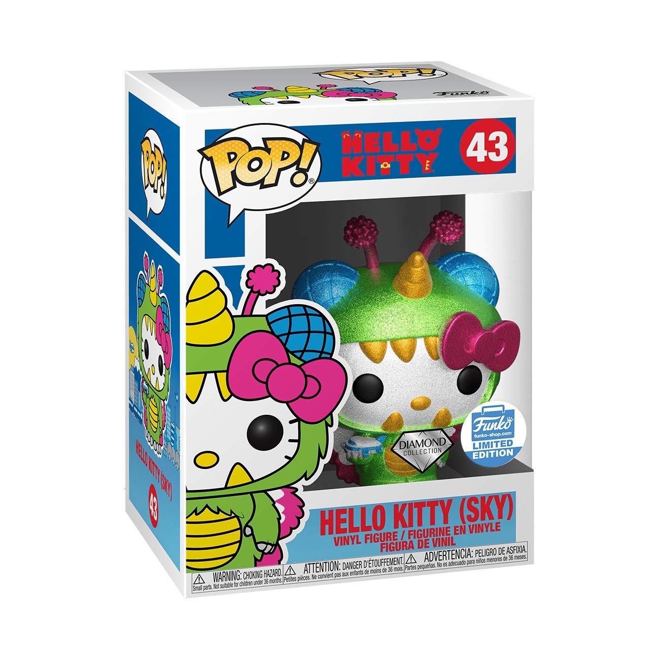 Funko Pop! Hello Kitty (Sky) (Diamond) Funko Shop Exclusive LE 4000
