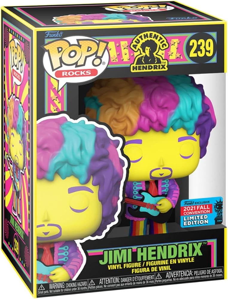 Funko Pop! Jimi Hendrix NYCC 201 Shared Exclusive