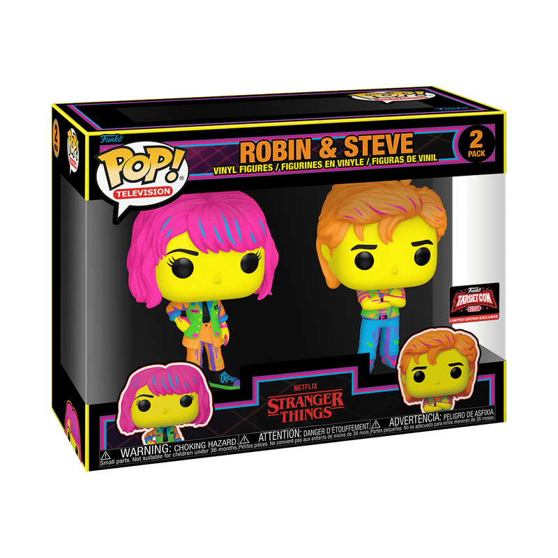 Funko Pop Stranger Things Robin & Steve 2024 Target Con Exclusive