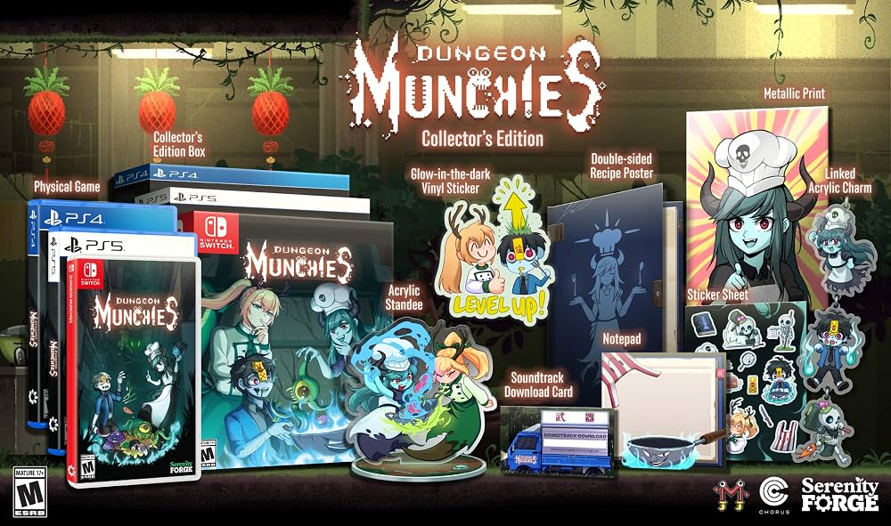 Nintendo Switch Dungeon Munchies Collectors Edition Sealed