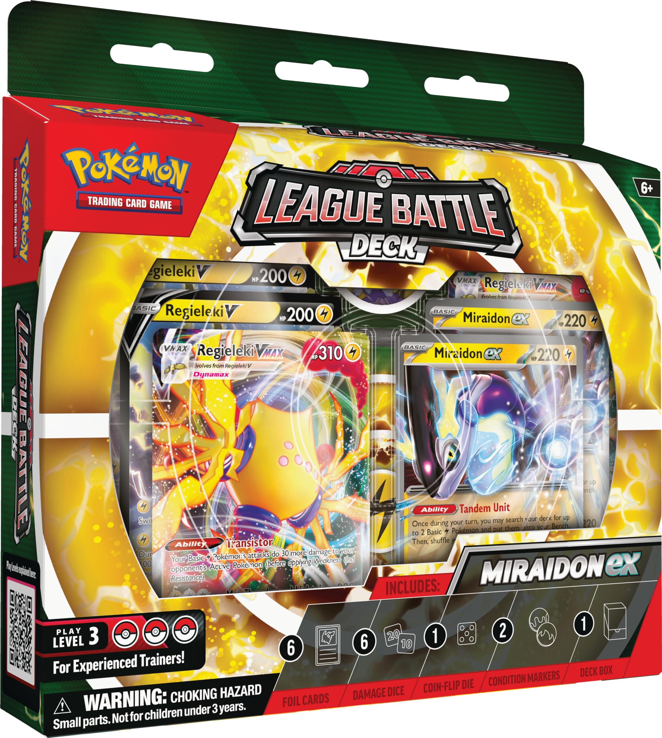Pokemon Miraidon ex Regieleki V League Battle Deck