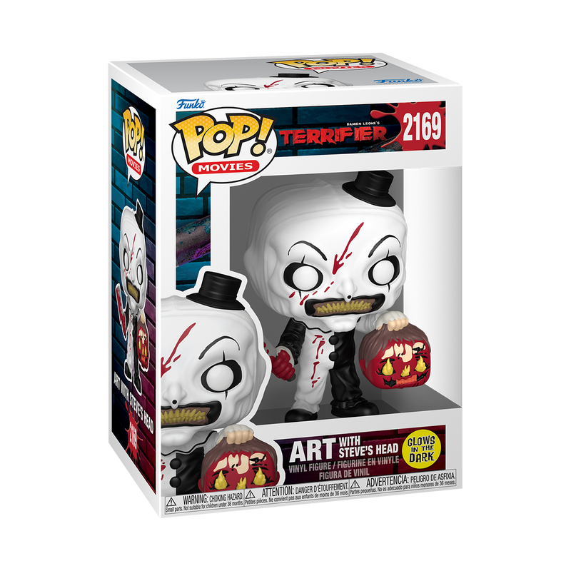 Preorder Funko POP! Movies: Terrifier - Art with Steve's Head (Glow-in-the-Dark)