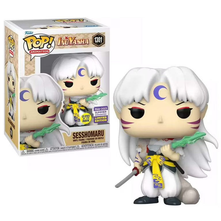 Funko Pop! Inuyasha Sesshomaru GITD 2023 SDCC Shared Exclusive