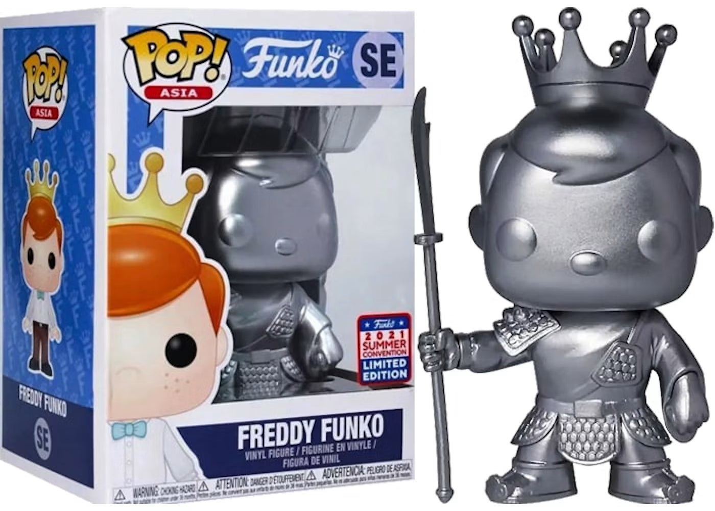Funko Pop! Freddy Funko (Silver) Shanghai Summer Convention 2021 Exclusive