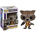 Funko Pop! Marvel Guardians of the Galaxy Rocket Raccoon (Flocked) SDCC 2014 Con Sticker
