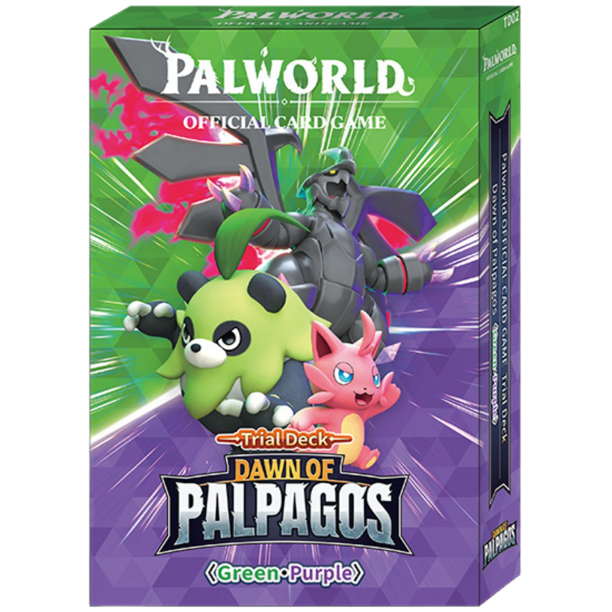 Palworld Card Game Dawn of Palpagos Trial Deck Green/Purple