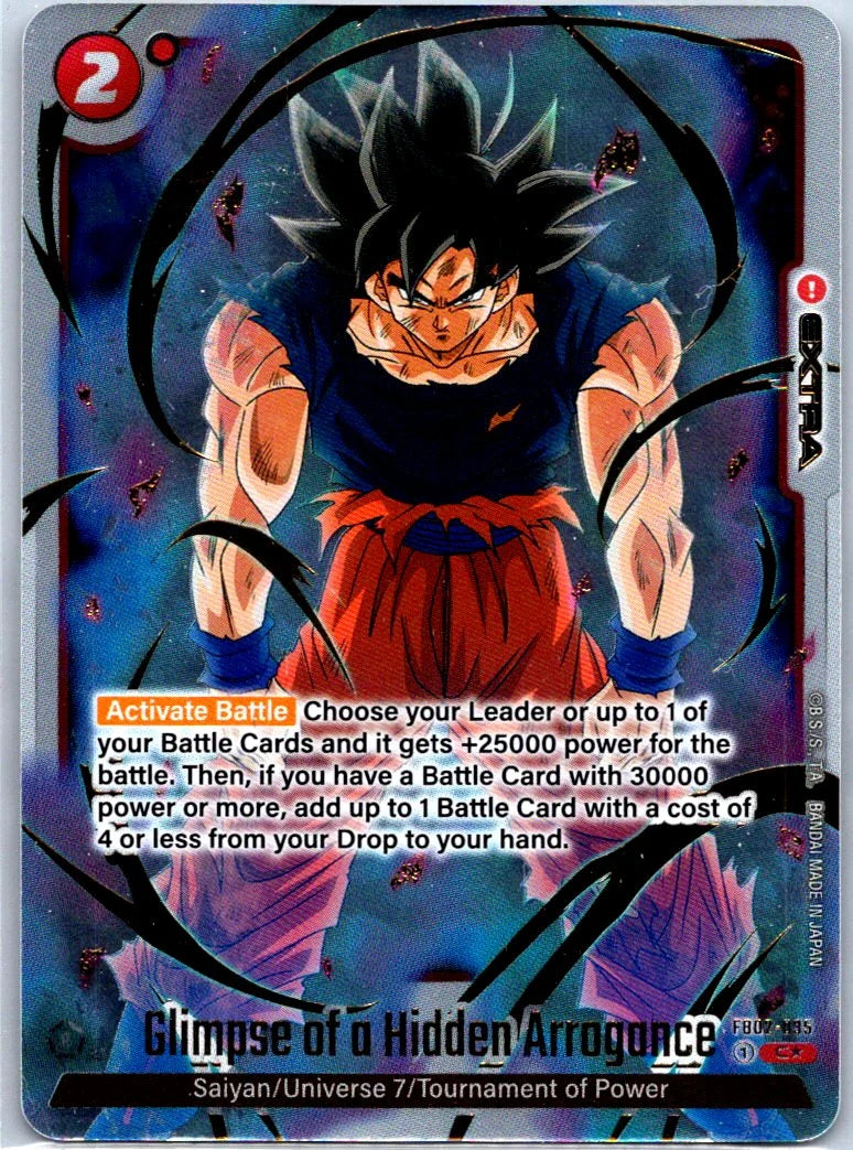 Dragon Ball Super Card Game Glimpse of a Hidden Arrogance NM