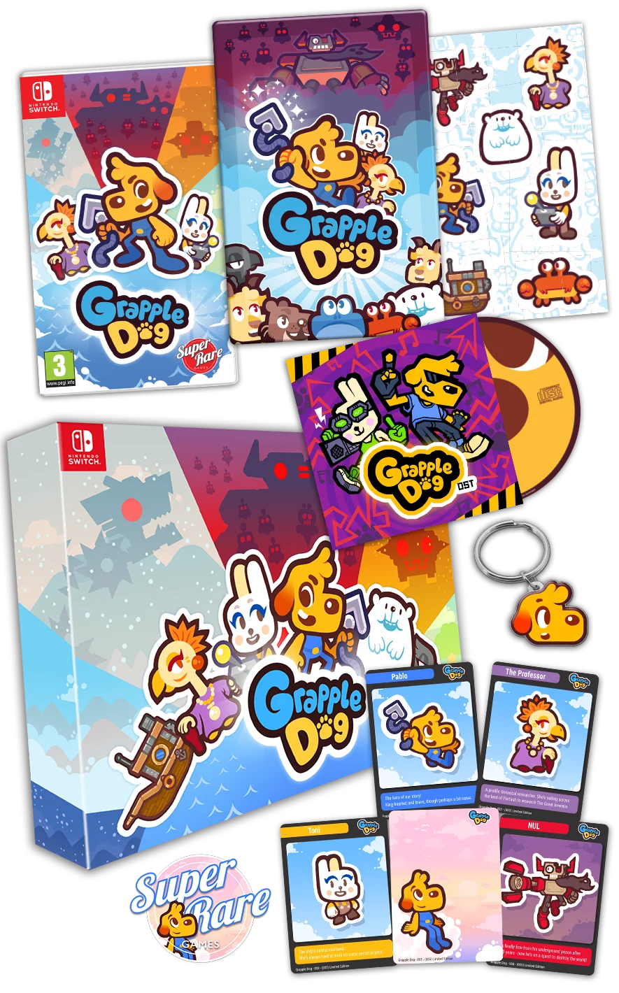 Nintendo Switch Grapple Dog Collectors Edition Super Rare Games