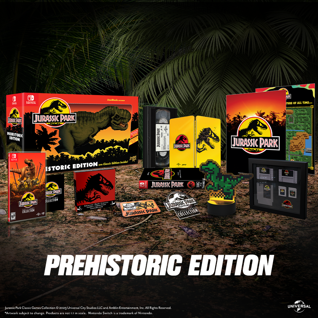 NINTENDO SWITCH - JURASSIC PARK: CLASSIC GAMES COLLECTION PREHISTORIC EDITION LIMITED RUN GAMES