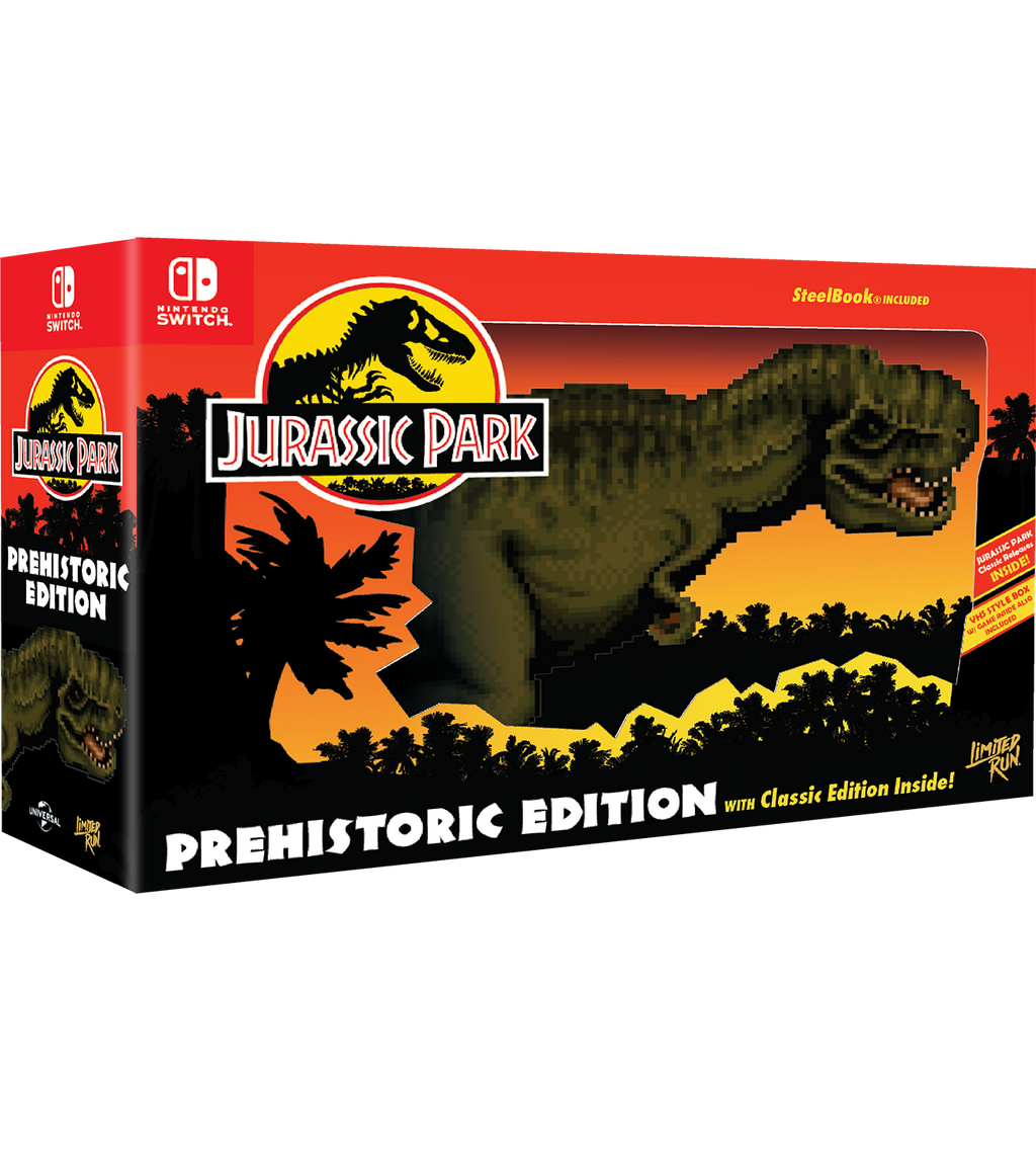 NINTENDO SWITCH - JURASSIC PARK: CLASSIC GAMES COLLECTION PREHISTORIC EDITION LIMITED RUN GAMES
