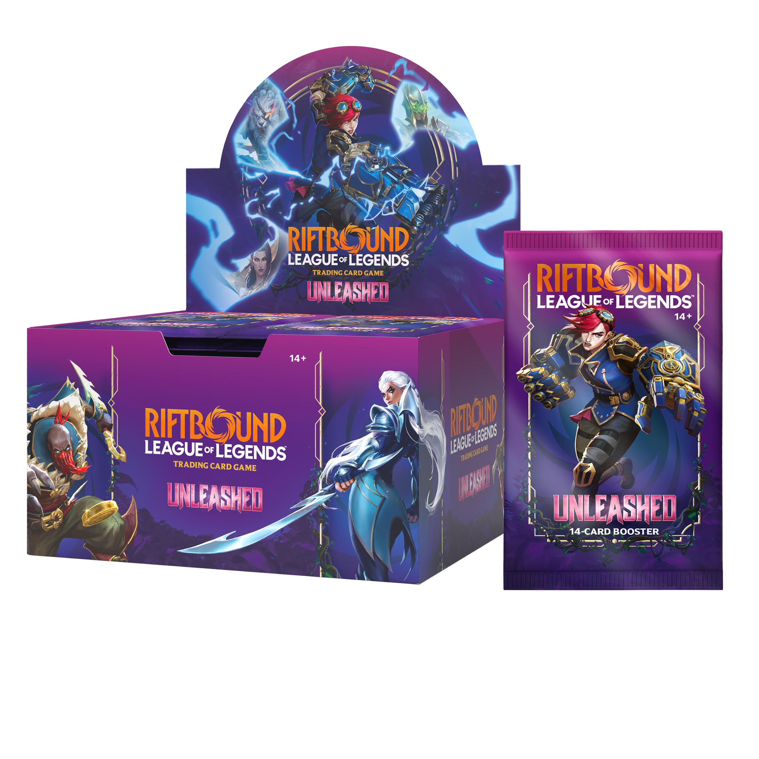 RIFTBOUND: LEAGUE OF LEGENDS TCG UNLEASHED BOOSTER DISPLAY