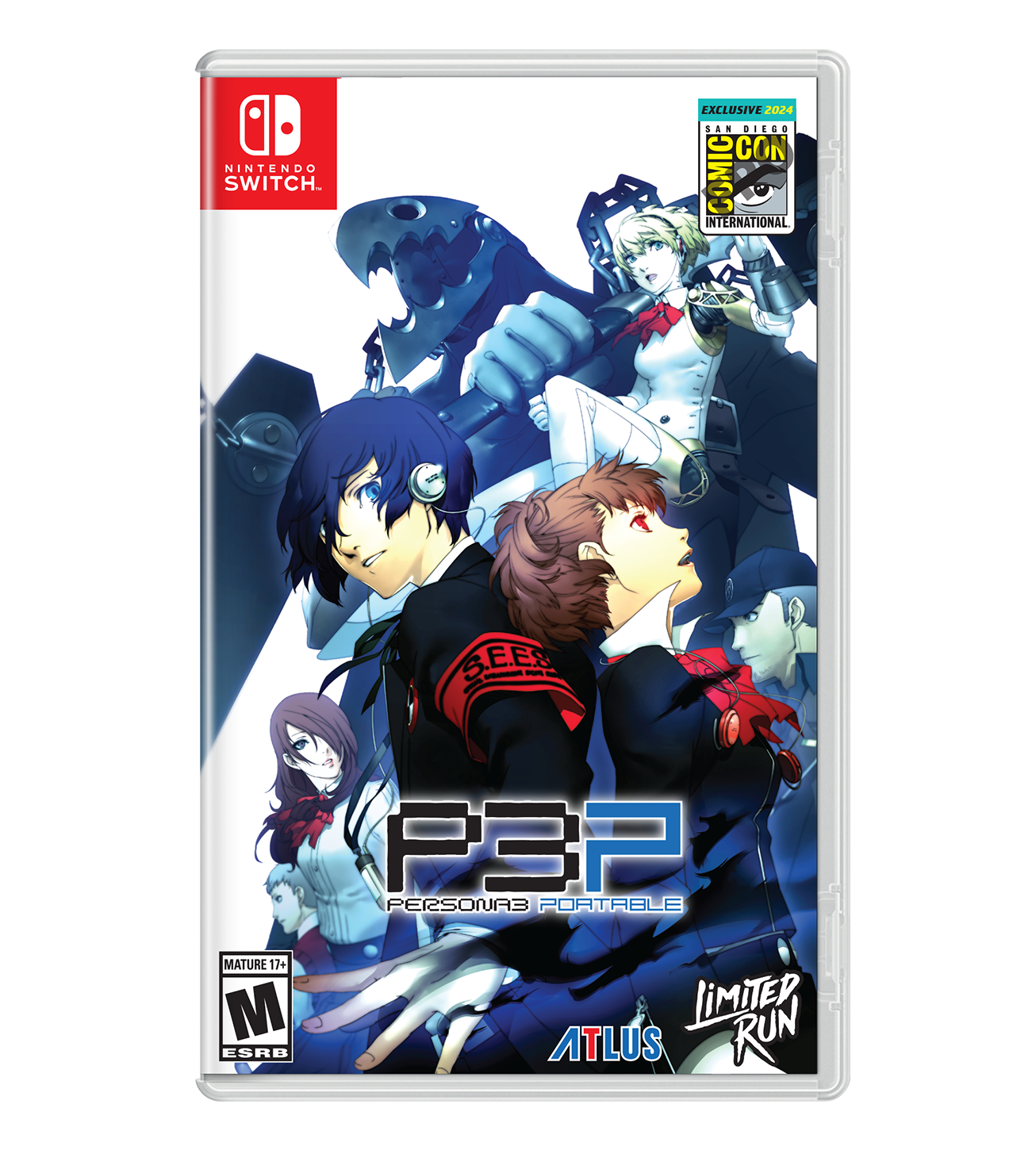 Nintendo Switch Limited Run Games Persona 3 Portable SDCC Exclusive Foil Variant NiB