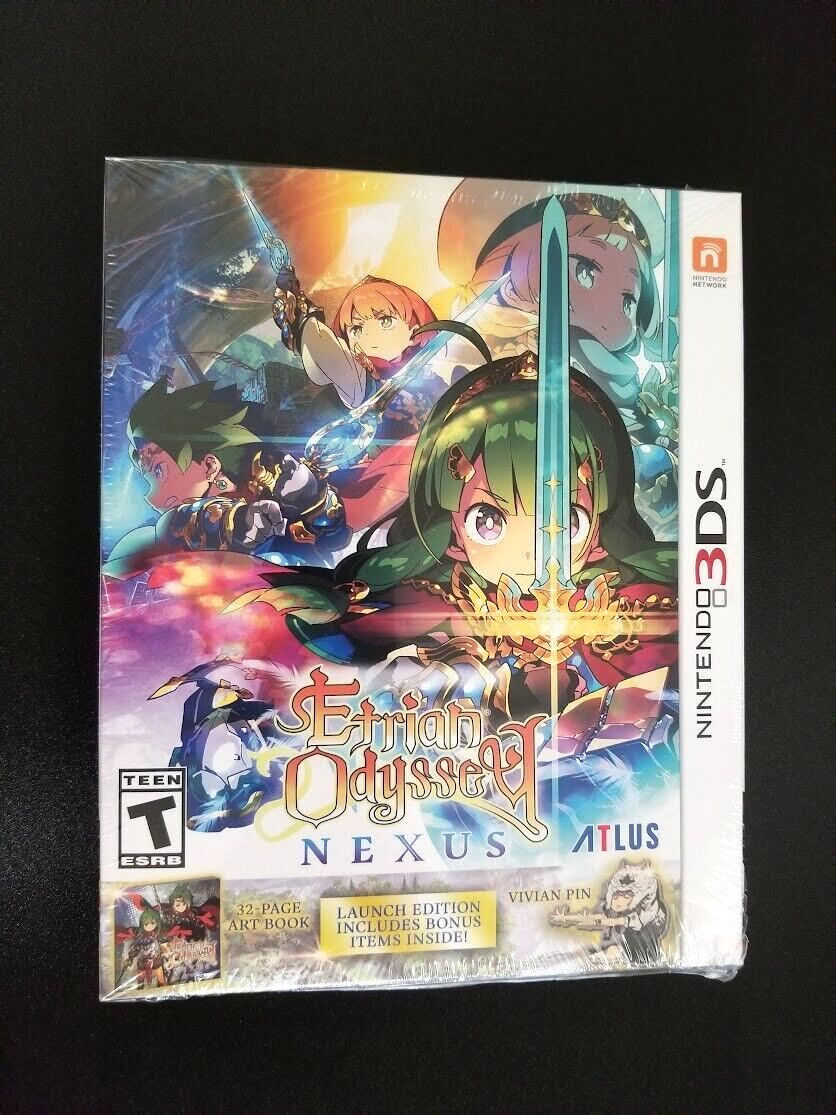Nintendo 3DS Etrian Odyssey Nexus Limited Edition Sealed