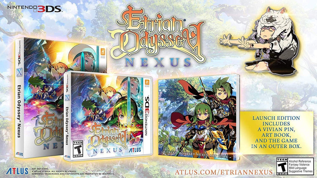 Nintendo 3DS Etrian Odyssey Nexus Limited Edition Sealed