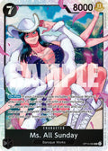One Piece TCG Ms. All Sunday SR - The Azure Sea's Seven (OP14)