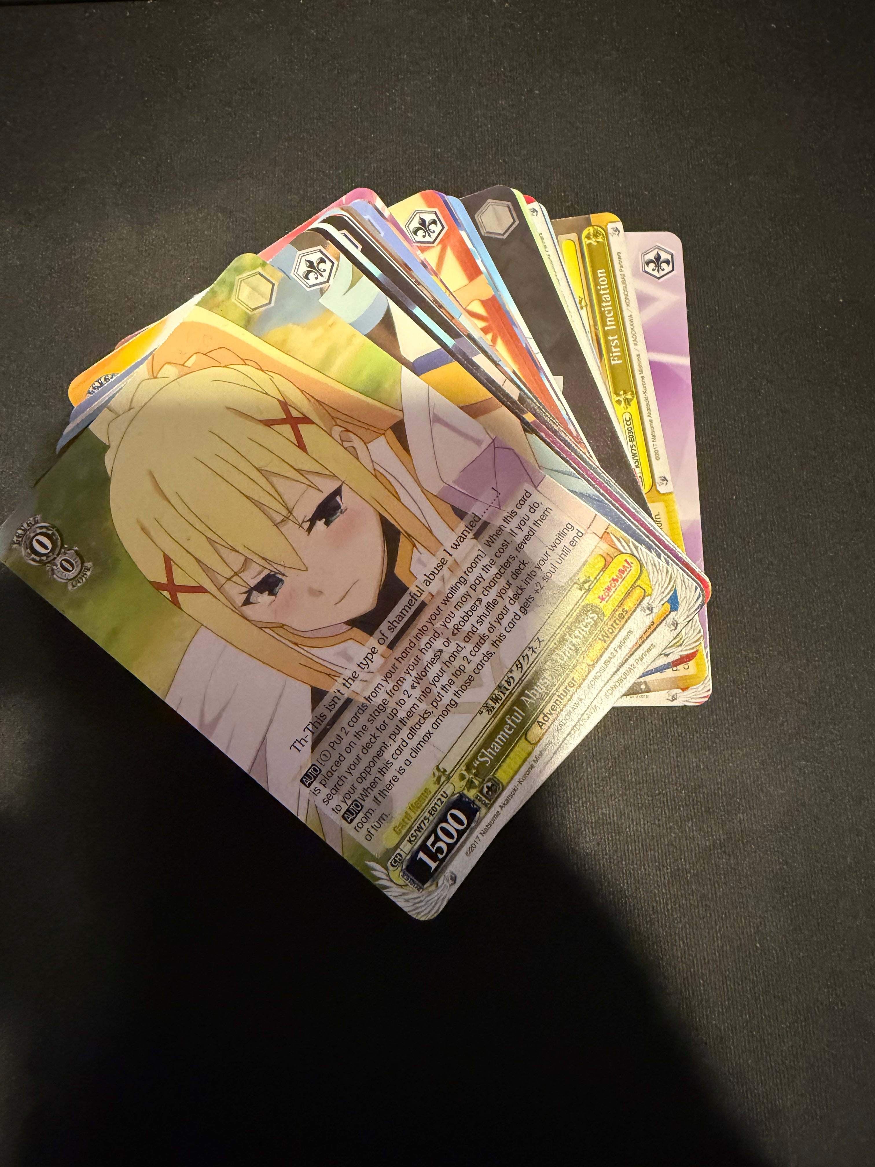 Weiss Schwarz Konosuba God’s blessing on this wonderful world! Bulk Bundle of 66 NM