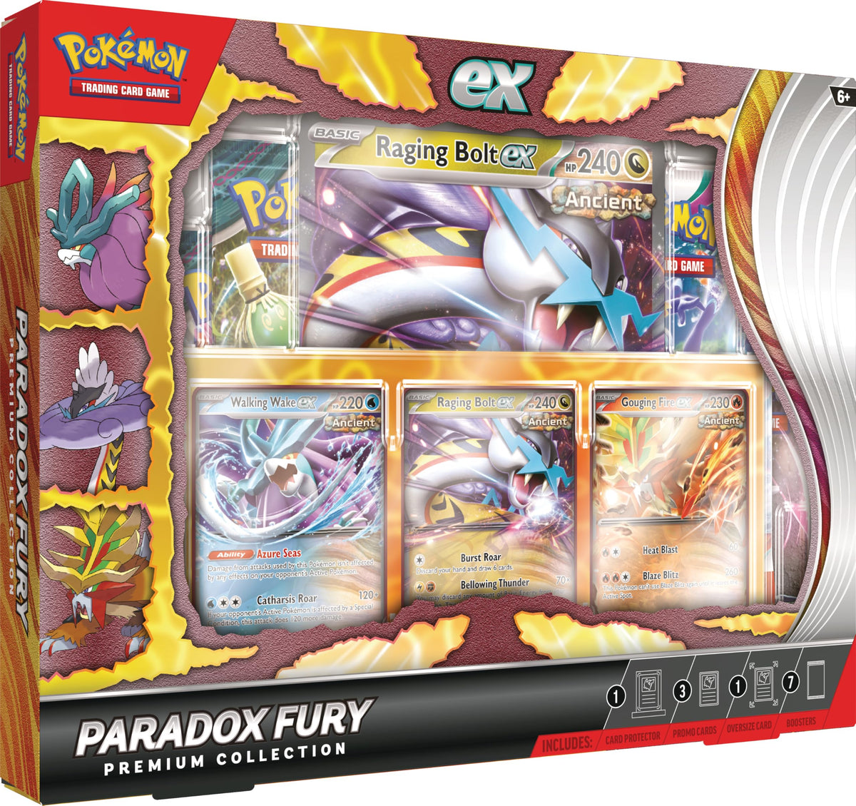 Pokemon TCG Paradox Fury Premium Collection 2024 Amazon Holiday Exclusive