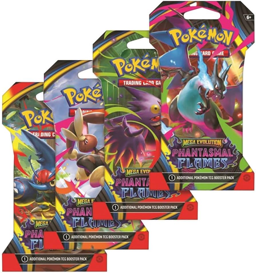 Pokemon TCG Phantasmal Flames Sleeved Booster Pack