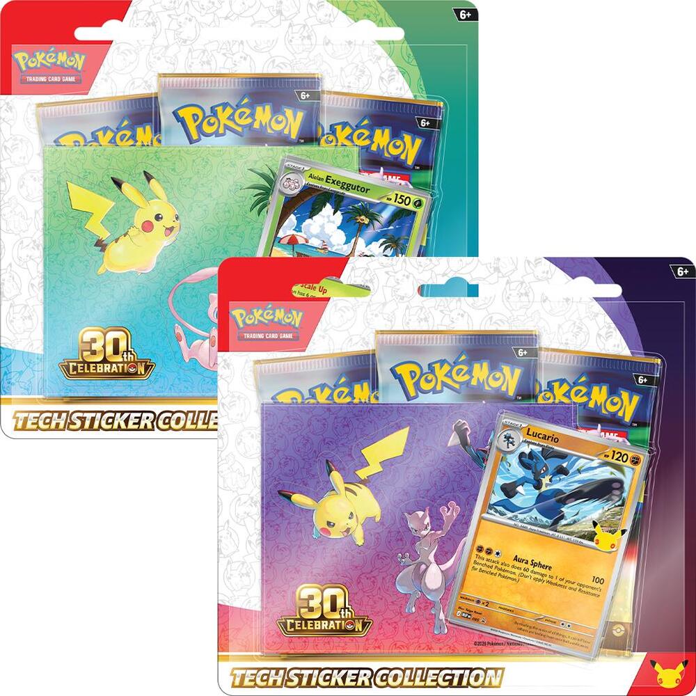 Pokemon TCG: 30th Celebration Tech Sticker (Styles May Vary)