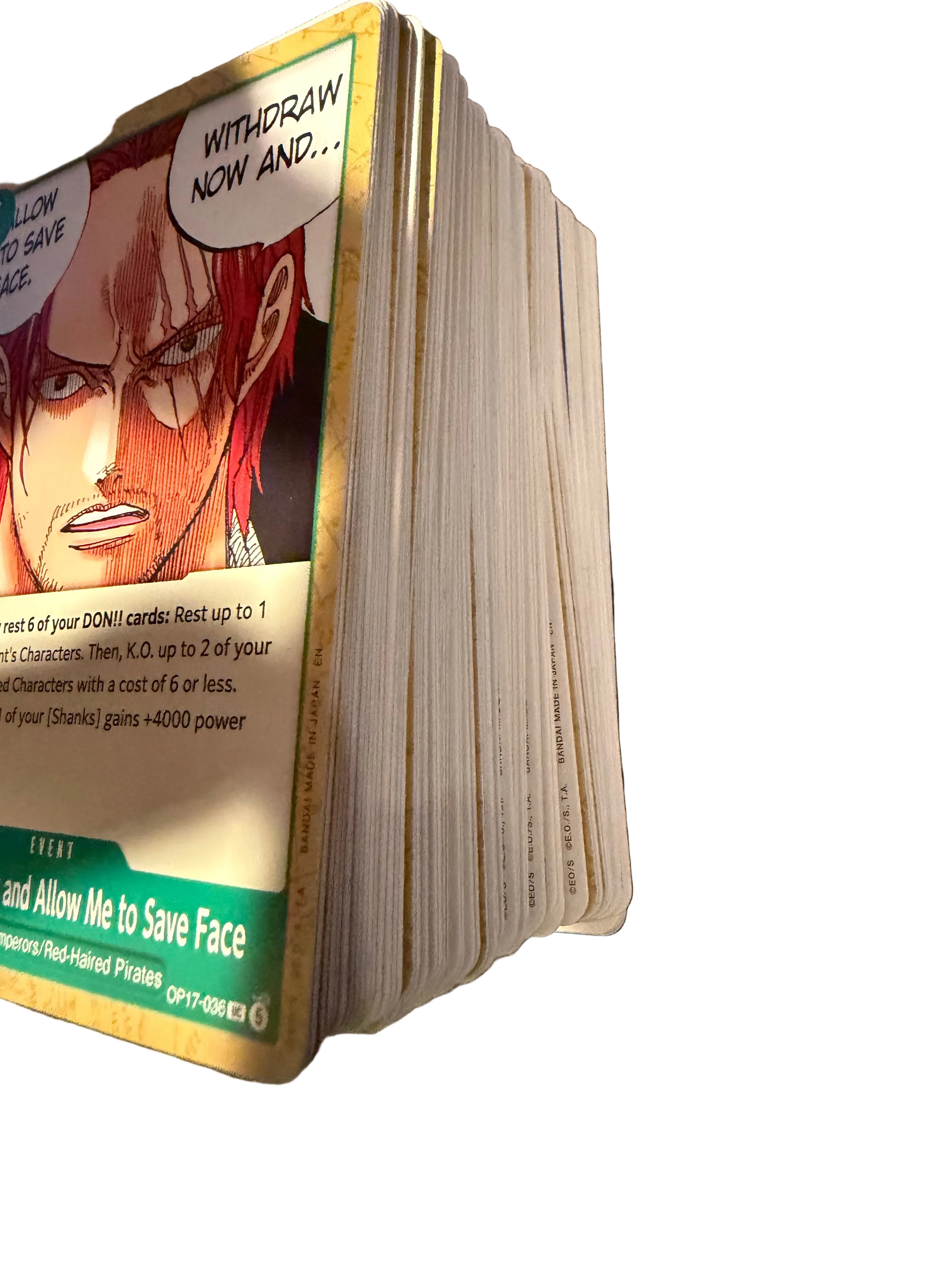 One Piece Card Game OP-17 115 Card Bulk