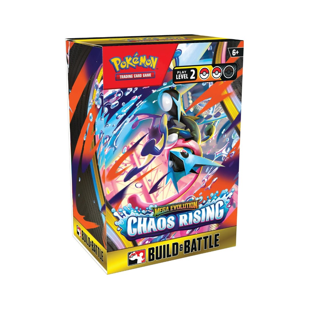 PREORDER Pokemon TCG Mega Evolution - Chaos Rising Build and Battle