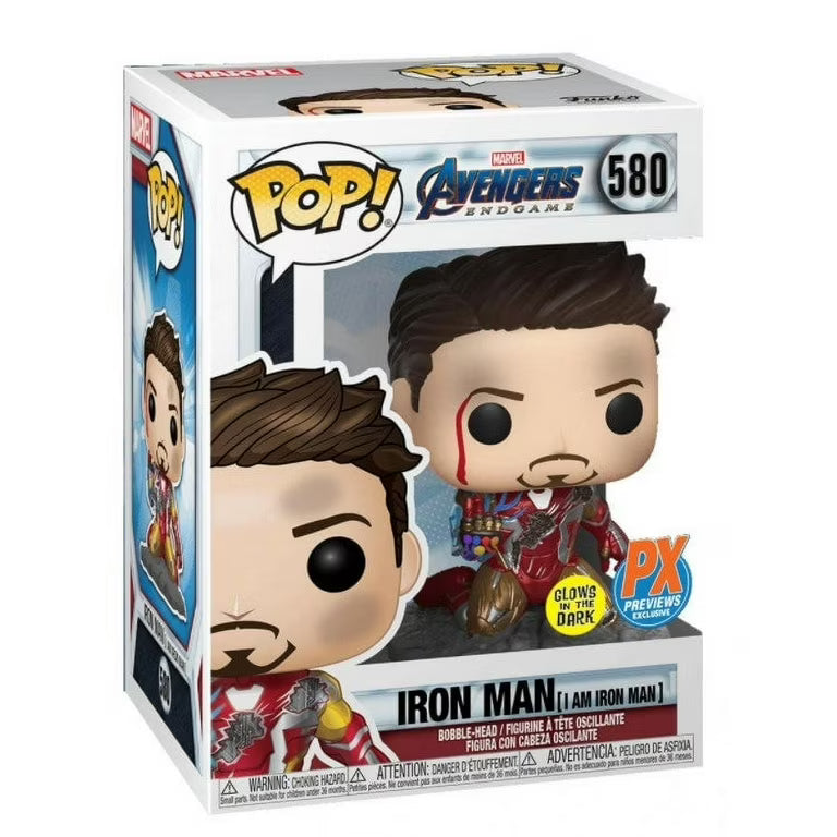 Funko Pop! Marvel Avengers Endgame Iron Man (I am Iron Man) PX Previews Exclusive GITD