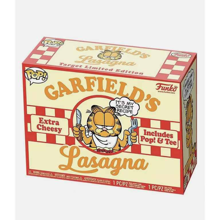 Funko Pop! Tees Garfield Flocked Target Exclusive