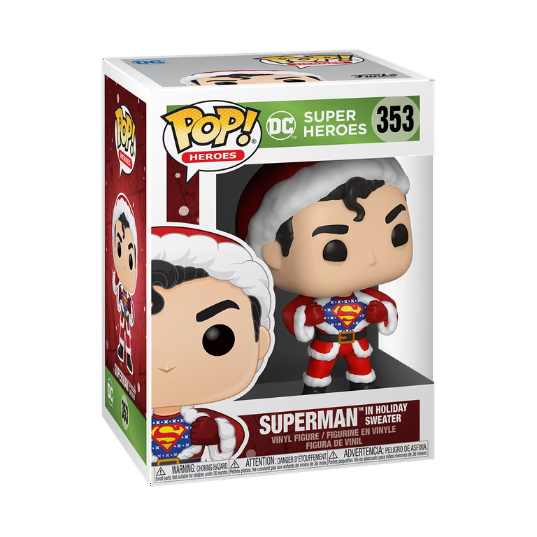 Funko POP! Heroes: DC Holiday Superman with Sweater