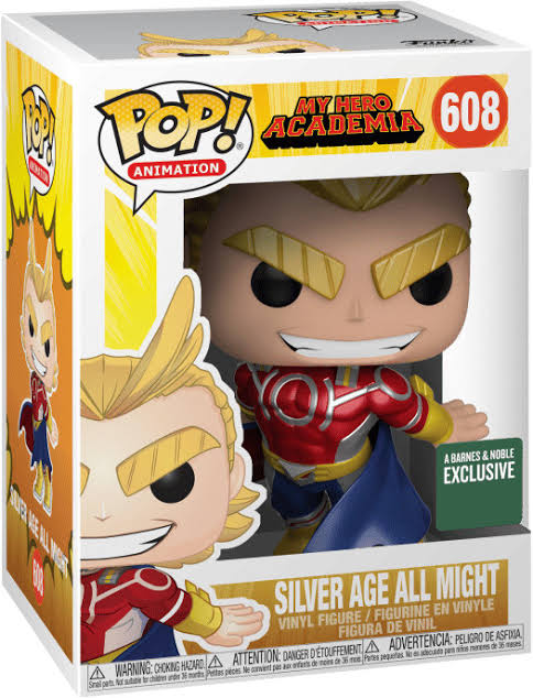 Funko Pop My Hero Academia Silver Age All Might Barnes & Noble Exclusive