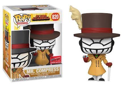 Funko Pop! My Hero Academia Mr. Compress NYCC Exclusive Con Sticker