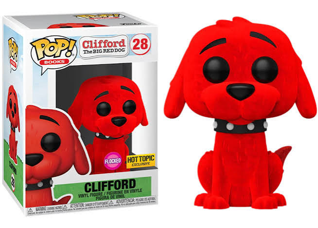 Funko Pop! Clifford: The Big Red Dog Hot Topic Exclusive Flocked