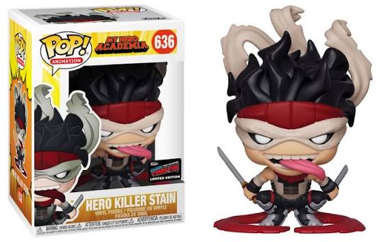Funko Pop! My Hero Academia Hero Killer Stain NYCC Con Exclusive