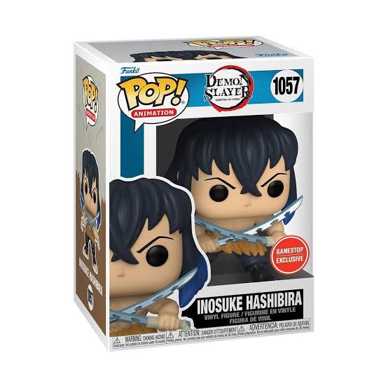 Funko Pop! Tees Demon Slayer Inosuke Hashibira GameStop Exclusive
