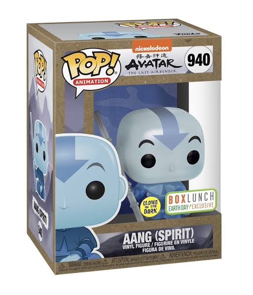 Funko Pop! Avatar: The Last Airbender Aang (Spirit) Boxlunch Exclusive GITD
