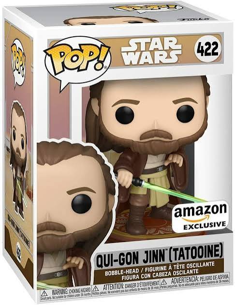 Funko Pop! Star Wars Qui-Gon Jinn (Tatooine) Amazon Exclusive