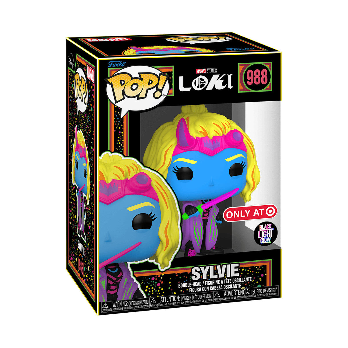 Funko Pop! Marvel Loki Series Sylvie (Blacklight) Target Exclusive