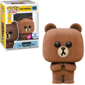 Funko Pop! Line Friends Brown (Flocked) Funko Shop Exclusive LE 7500