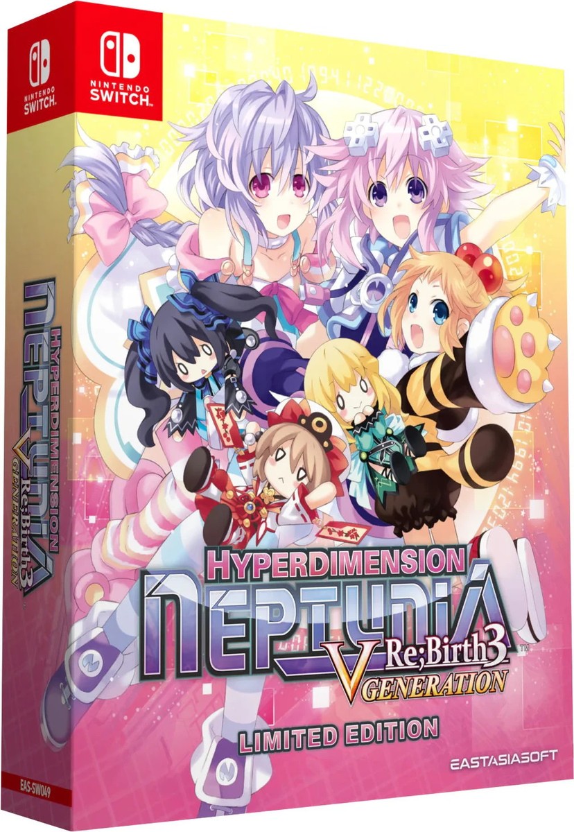 Nintendo Switch HyperDimension Neptunia Re;Birth 3 V Generation Limited Edition Play Exclusive