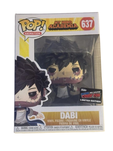 Funko Pop! My Hero Academia Dabi NYCC Exclusive Con Sticker
