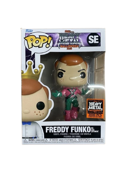 Funko Pop Heavy Metal Halloween 2023 Freddy Funko as Lex Luthor LE 3000