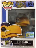 Funko Pop Toucan SDCC 2019 Con Sticker