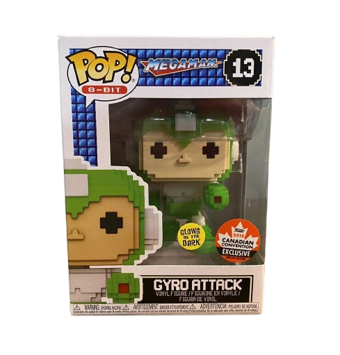 Funko Pop Megaman Gyro Attack GITD Canadian Con Exclusive 2018