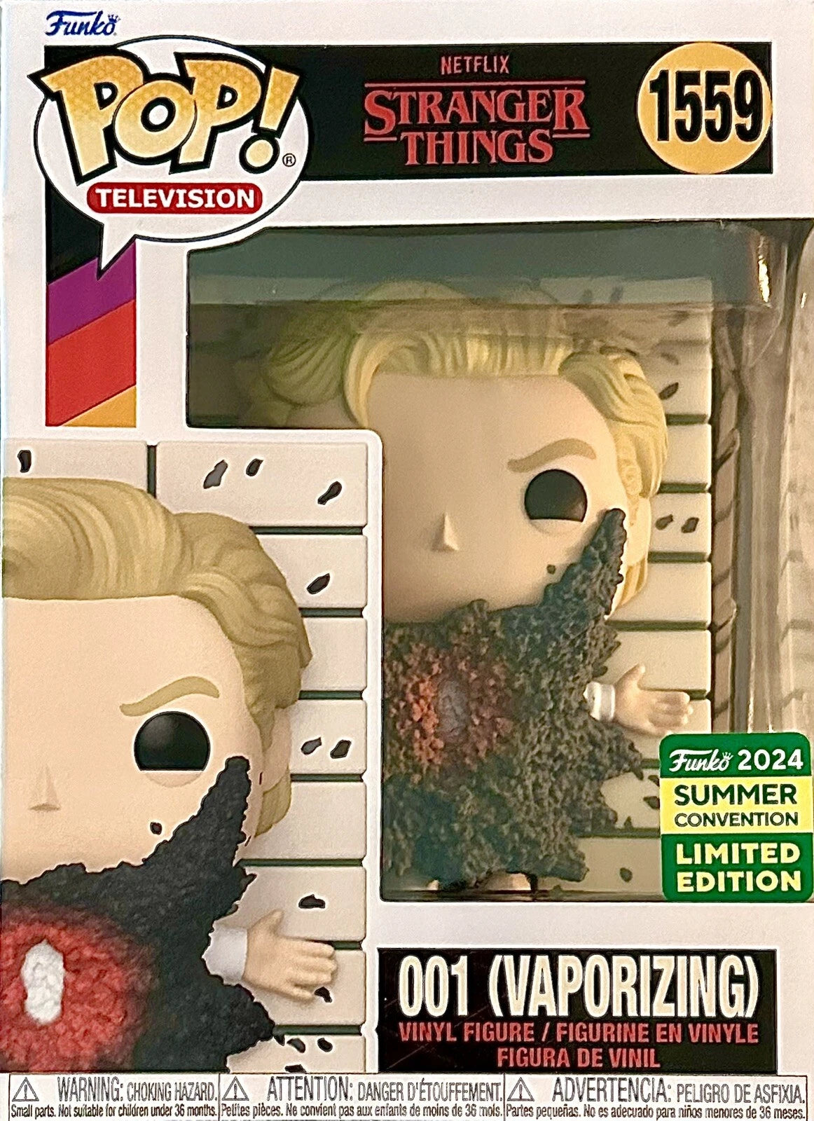 Funko Pop Stranger Things 001 Vaporizing SDCC 2024 Shared Sticker