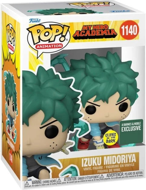 Funko Pop My Hero Academia Izuku Midoriya Barnes & Noble Exclusive GITD
